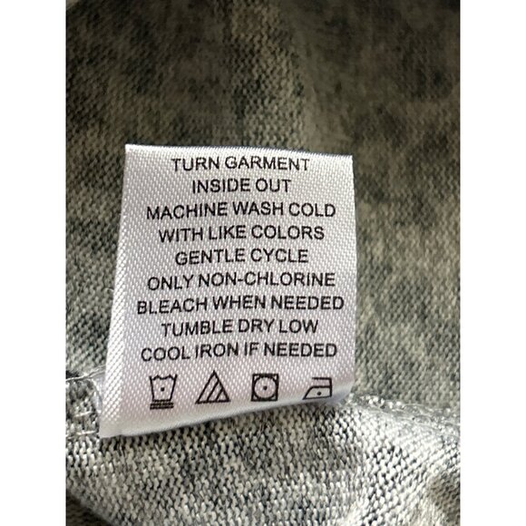 Adrienne Vittadini Black & White Animal Print Top 3/4 Sleeves Chest Cutout - Picture 6 of 8